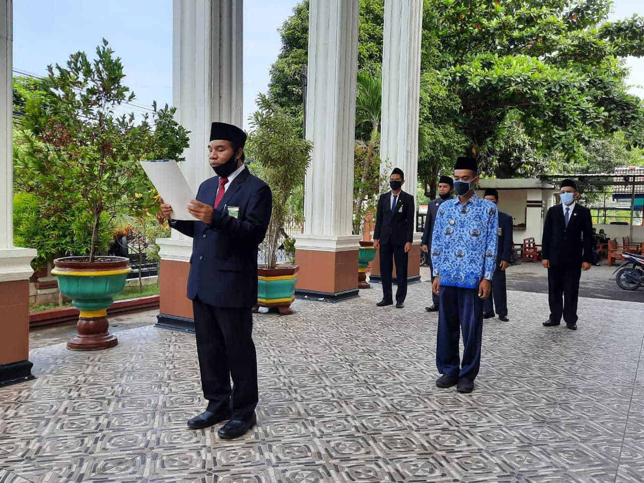 WKPA Bima memimpin Upacara