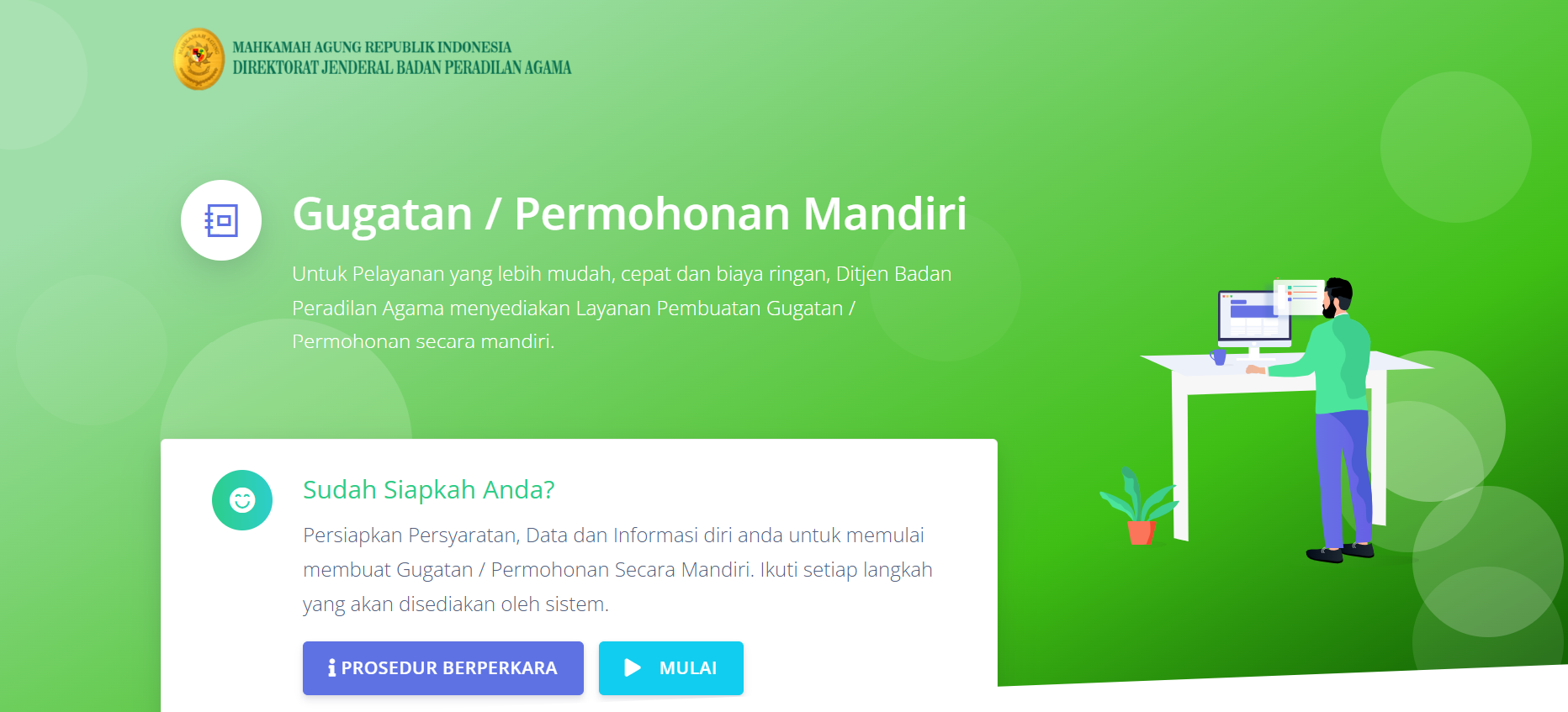 gugtan mandiri